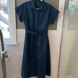 Amazon Dark Blue Midi Dress